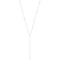 Silver Sparkle Point Y Necklace